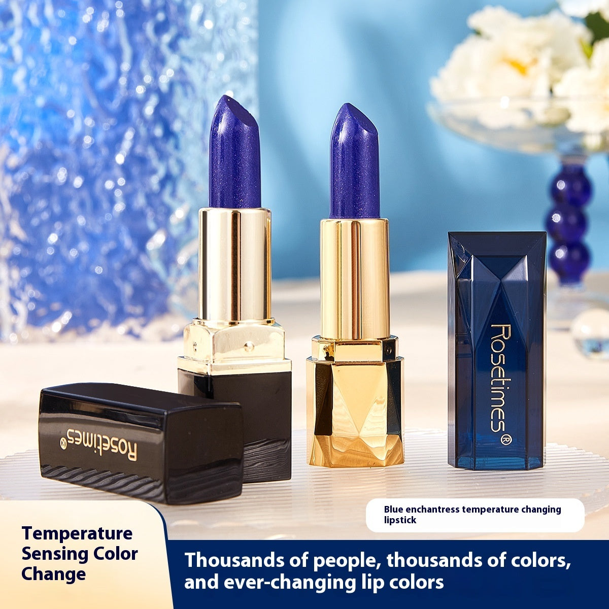 Double LIPS No Stain On Cup Thousands Of Men And Thousands Of Colors Color-changing Lipstick